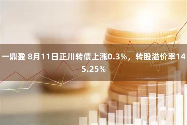一鼎盈 8月11日正川转债上涨0.3%，转股溢价率145.25%