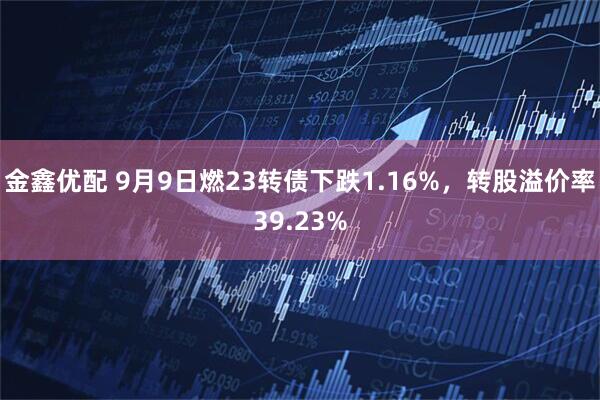 金鑫优配 9月9日燃23转债下跌1.16%，转股溢价率39.23%